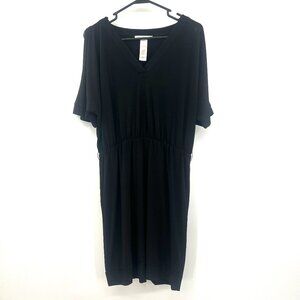Laundry by Design Black Cold Shoulder Dress Women's Medium